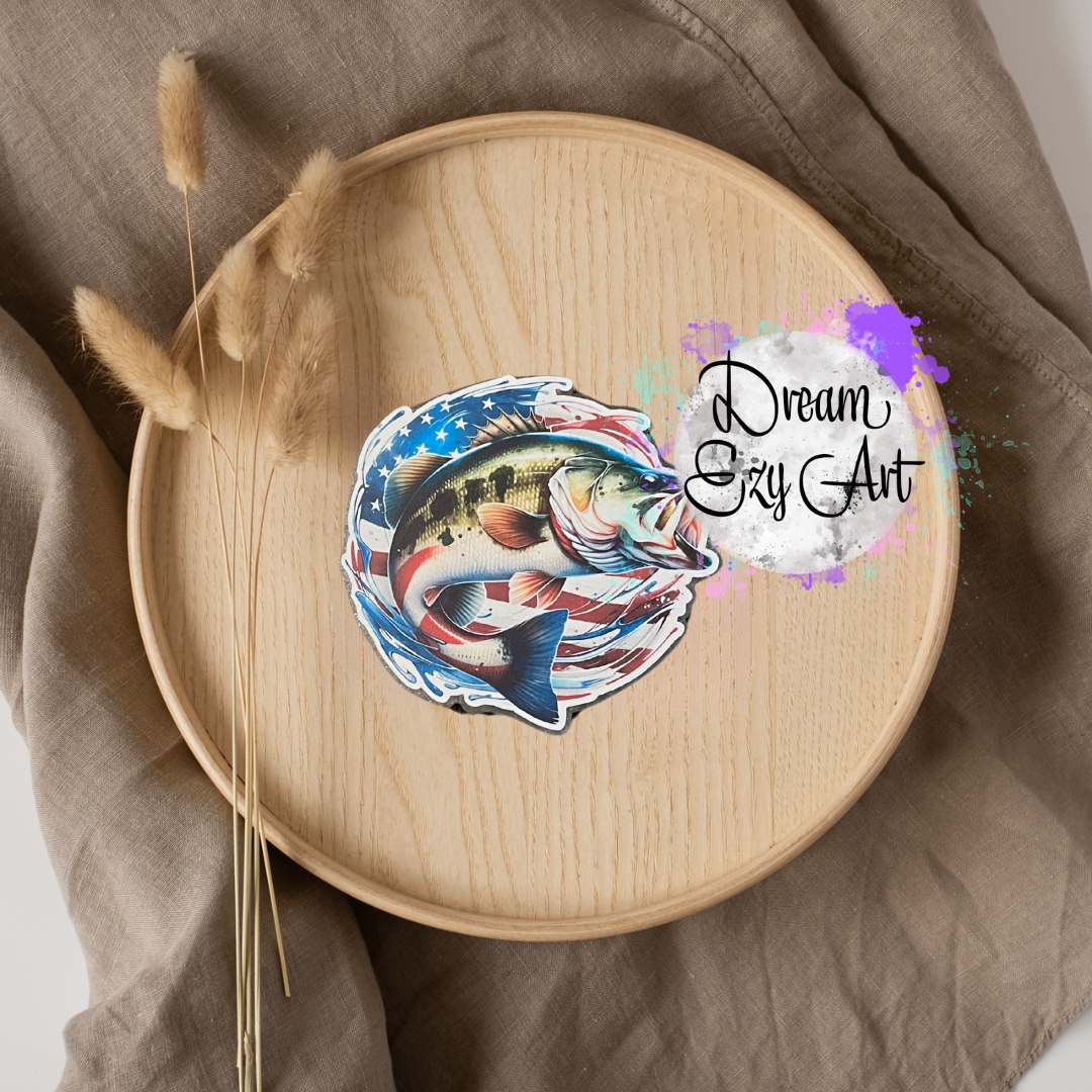 RTS American Flag Bass Freshie