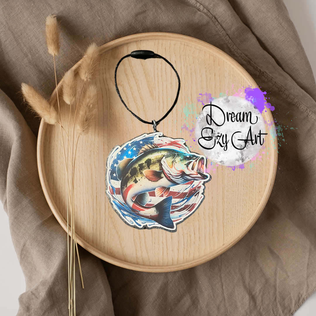 RTS American Flag Bass Freshie