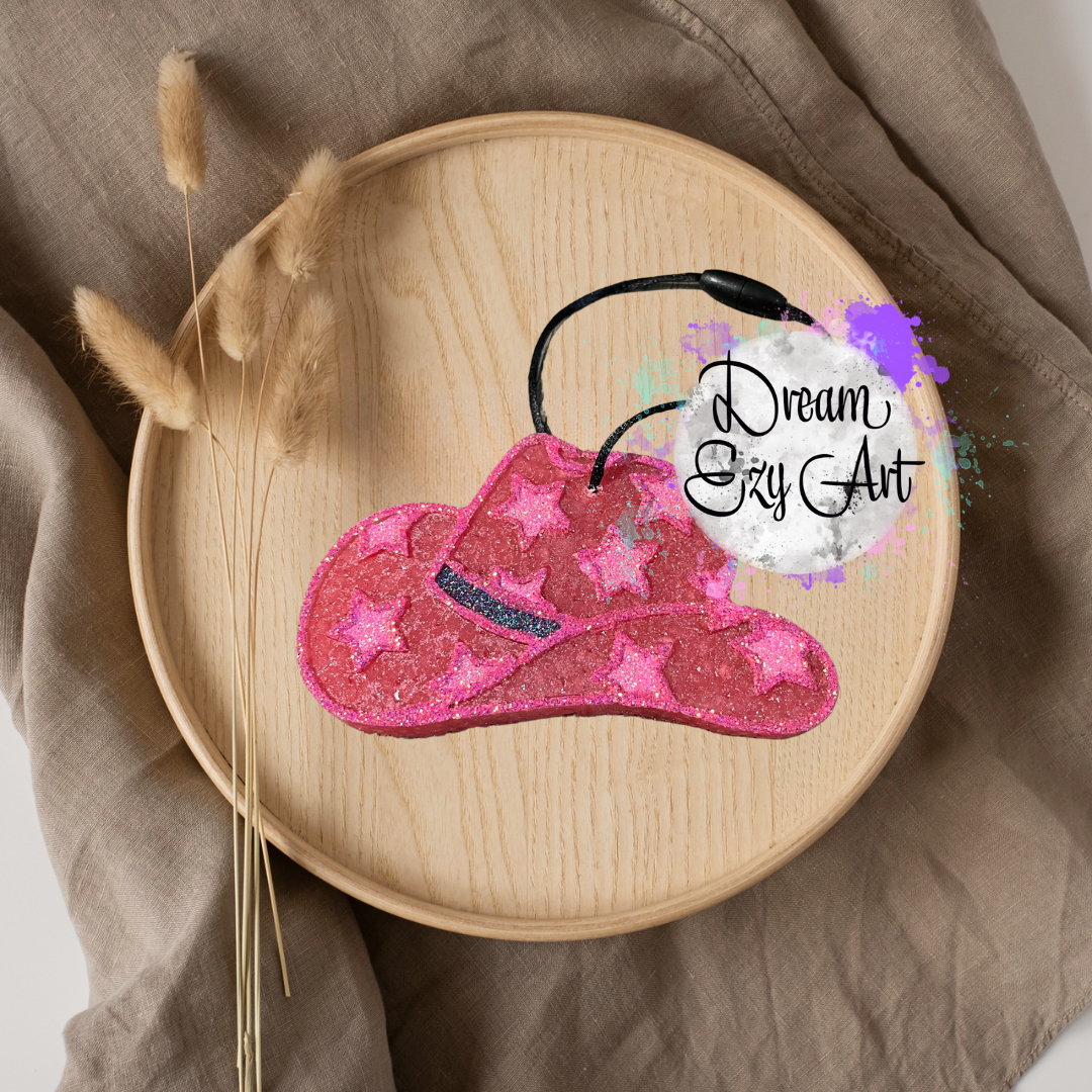 Stars Cowboy Hat Freshie (Made To Order)