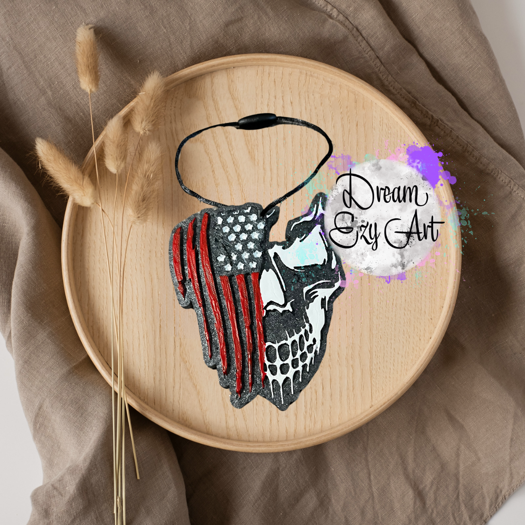 Skull Flag Freshie (Made To Order)