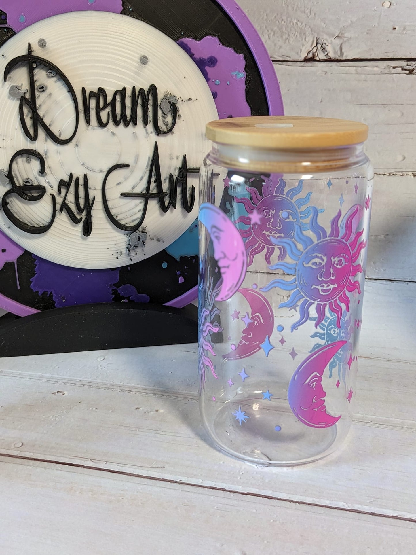 Custom 16oz Glass Cup
