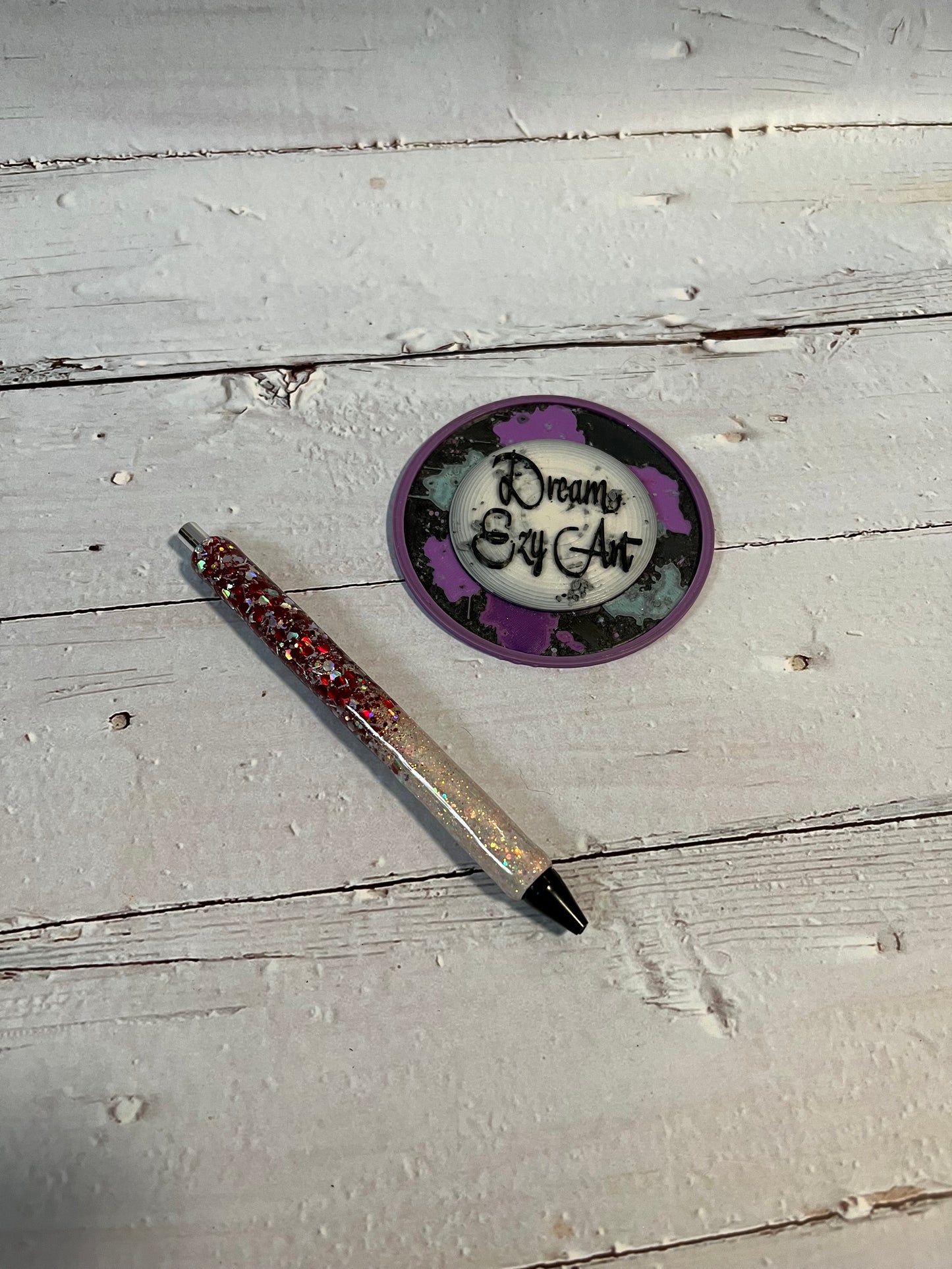 RTS Red Tinseltown Resin Pen