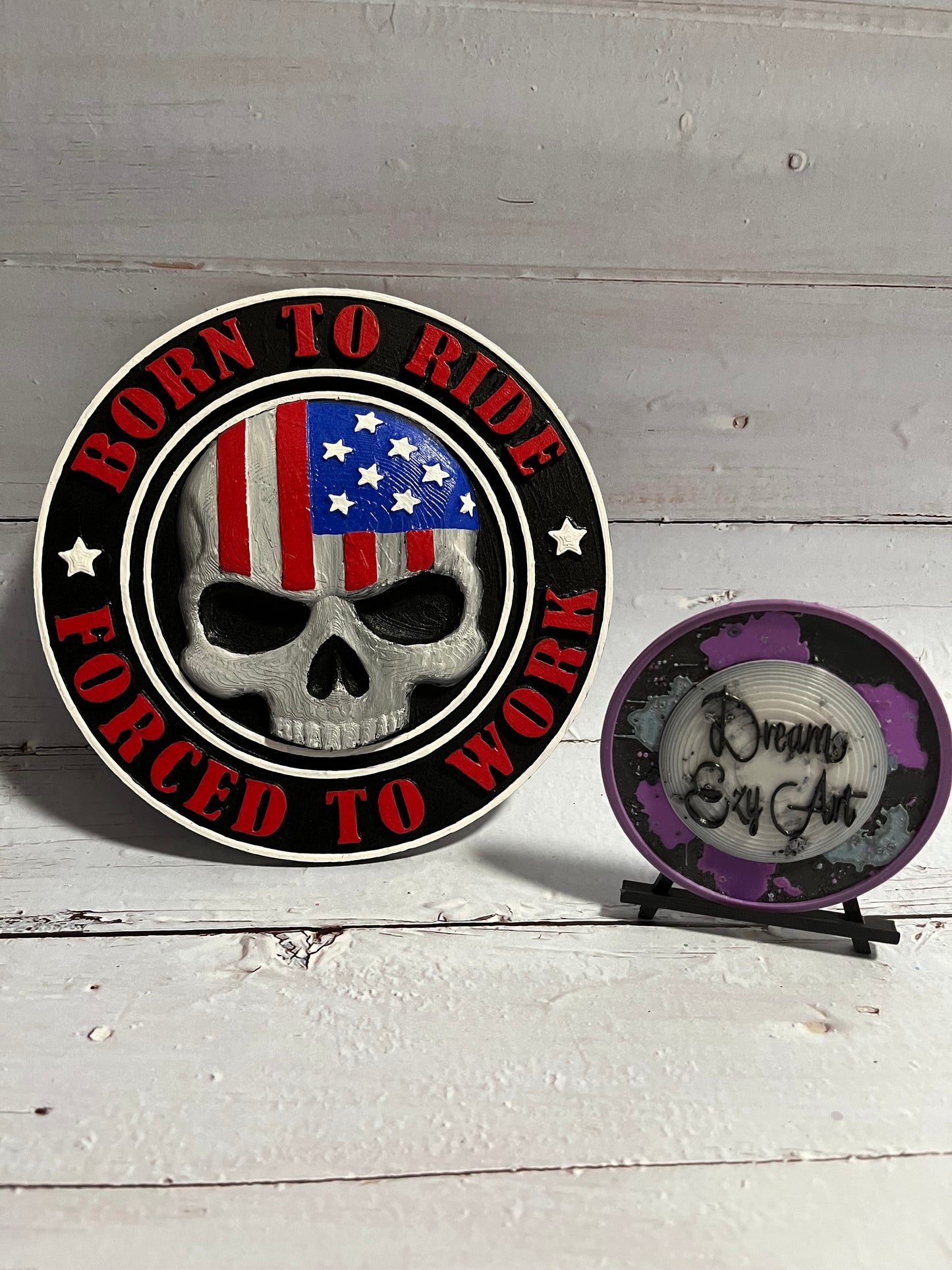 RTS Born To Ride Plaque