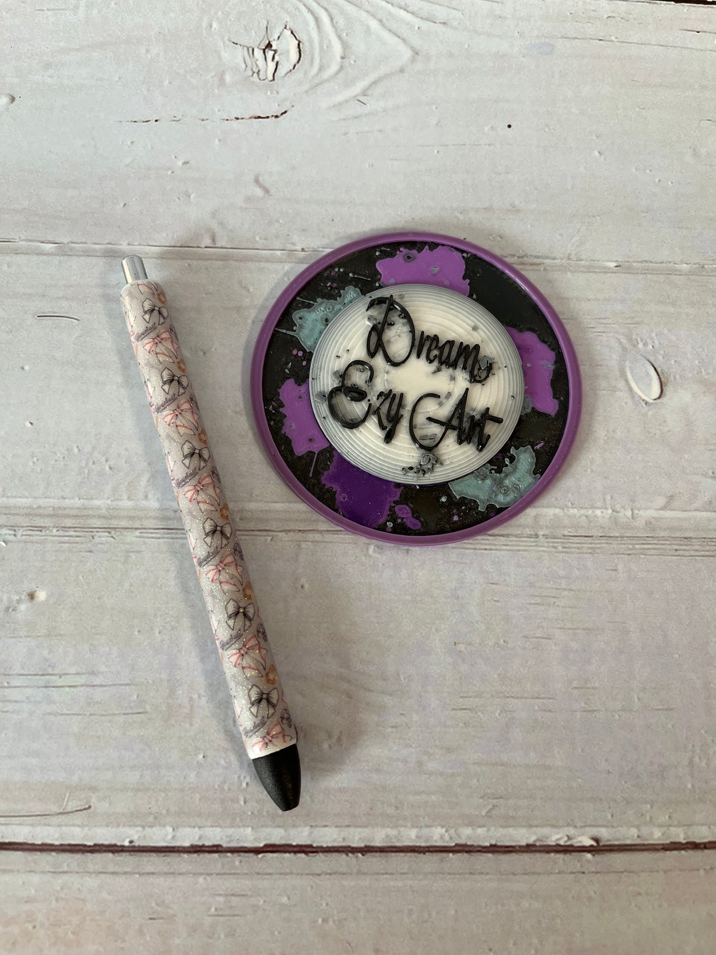 RTS Baseball Coquette Resin Pen