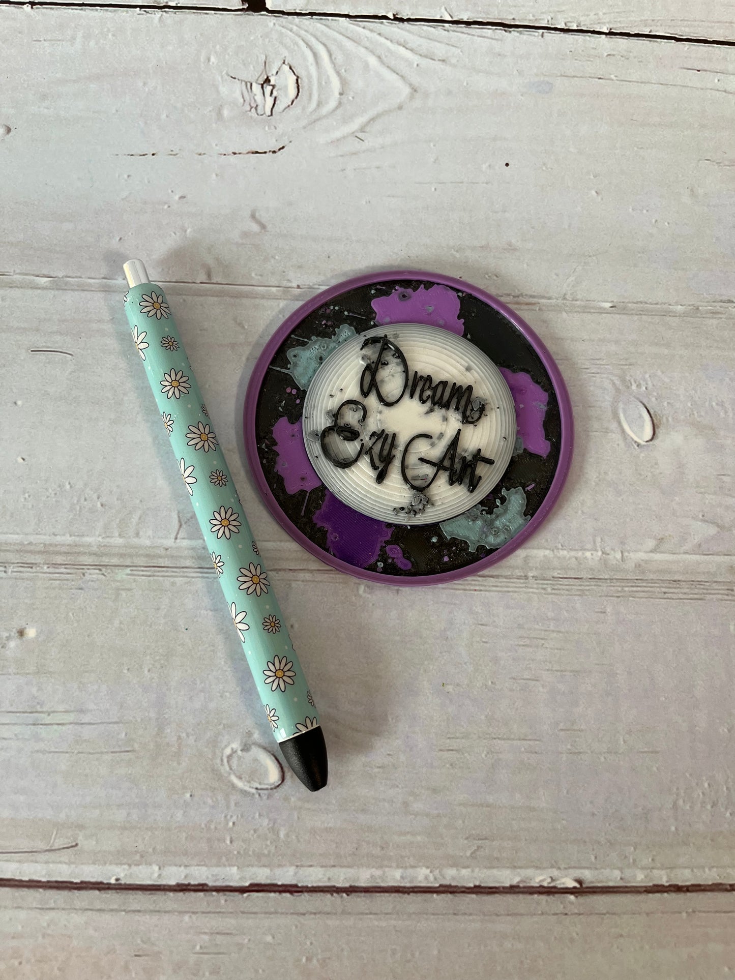 RTS Simple Floral Resin Pen