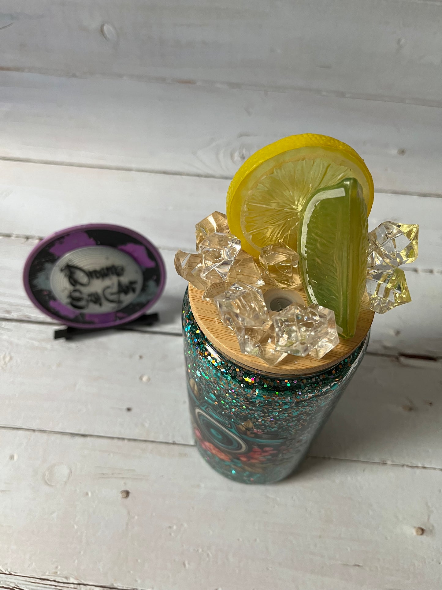 Picture Perfect 16oz Glass Snow Globe Tumbler