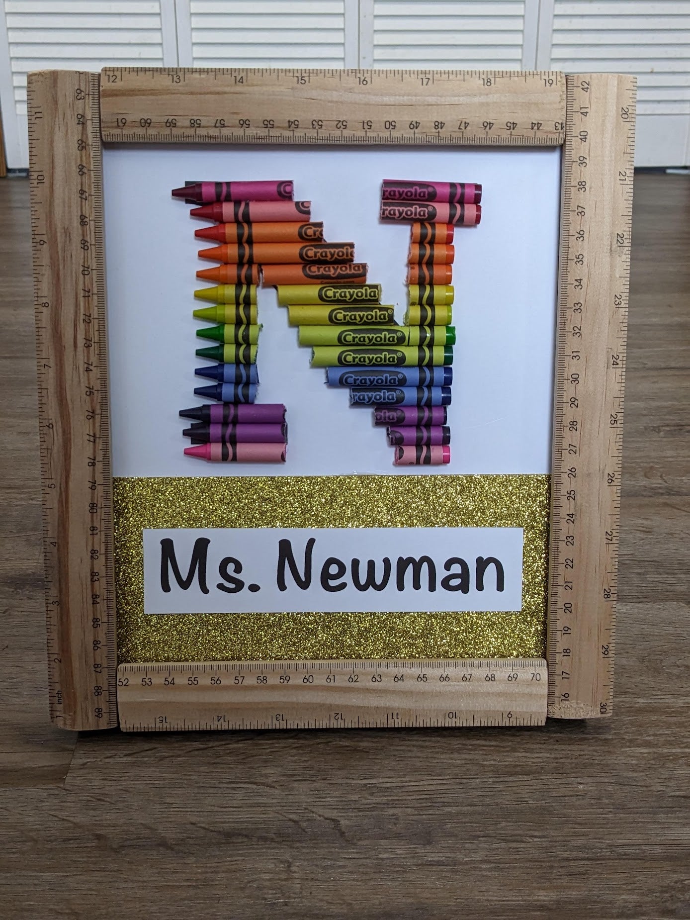 Crayon Name Sign