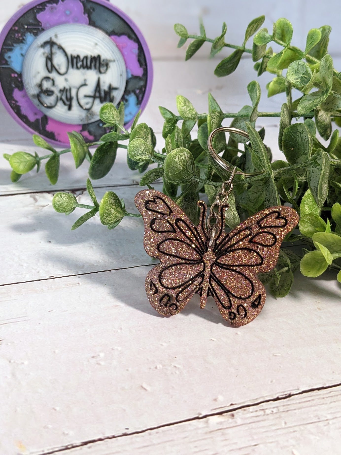 RTS Resin Keychain - Butterfly