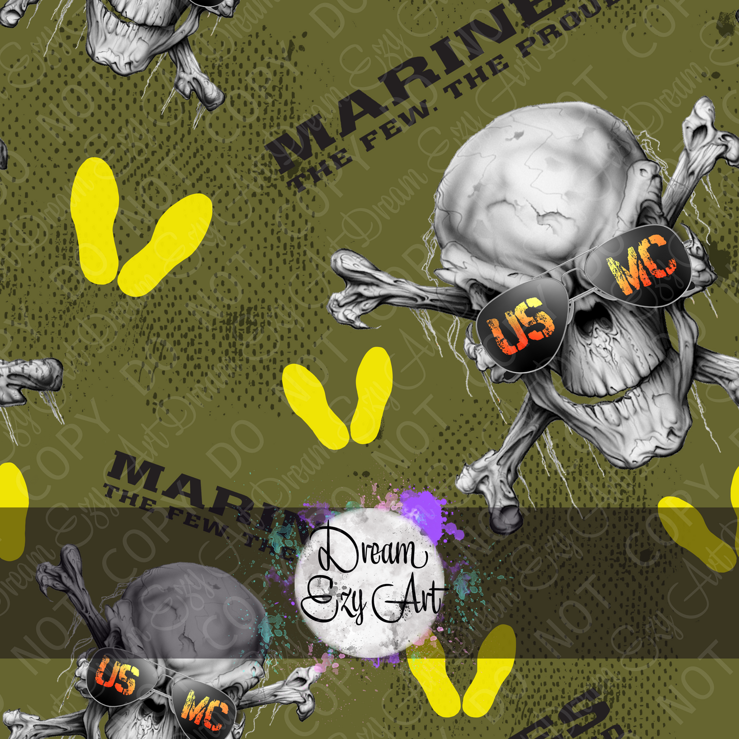Marines Skull Head Files
