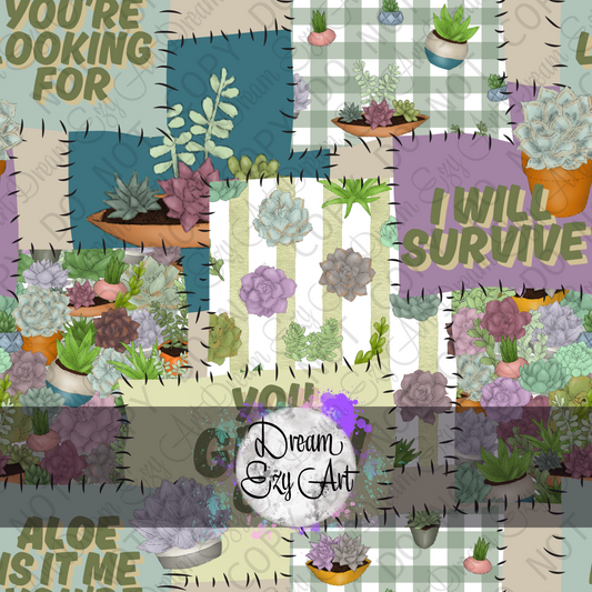 Succulent Patchwork