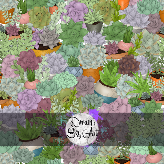 Succulent Collage