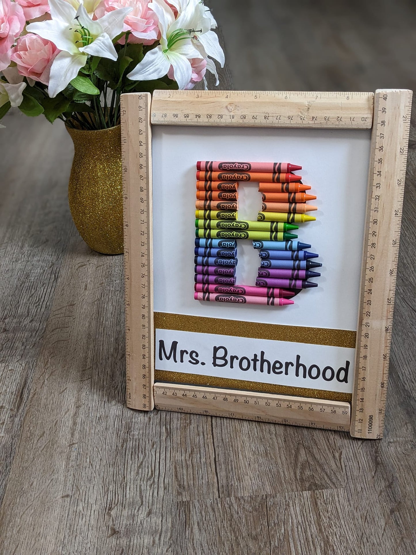 Crayon Name Sign