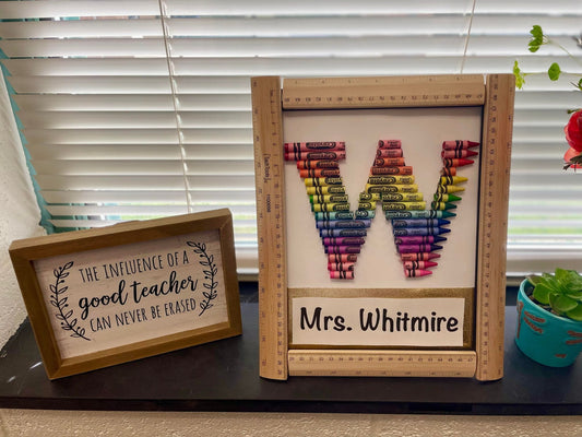 Crayon Name Sign