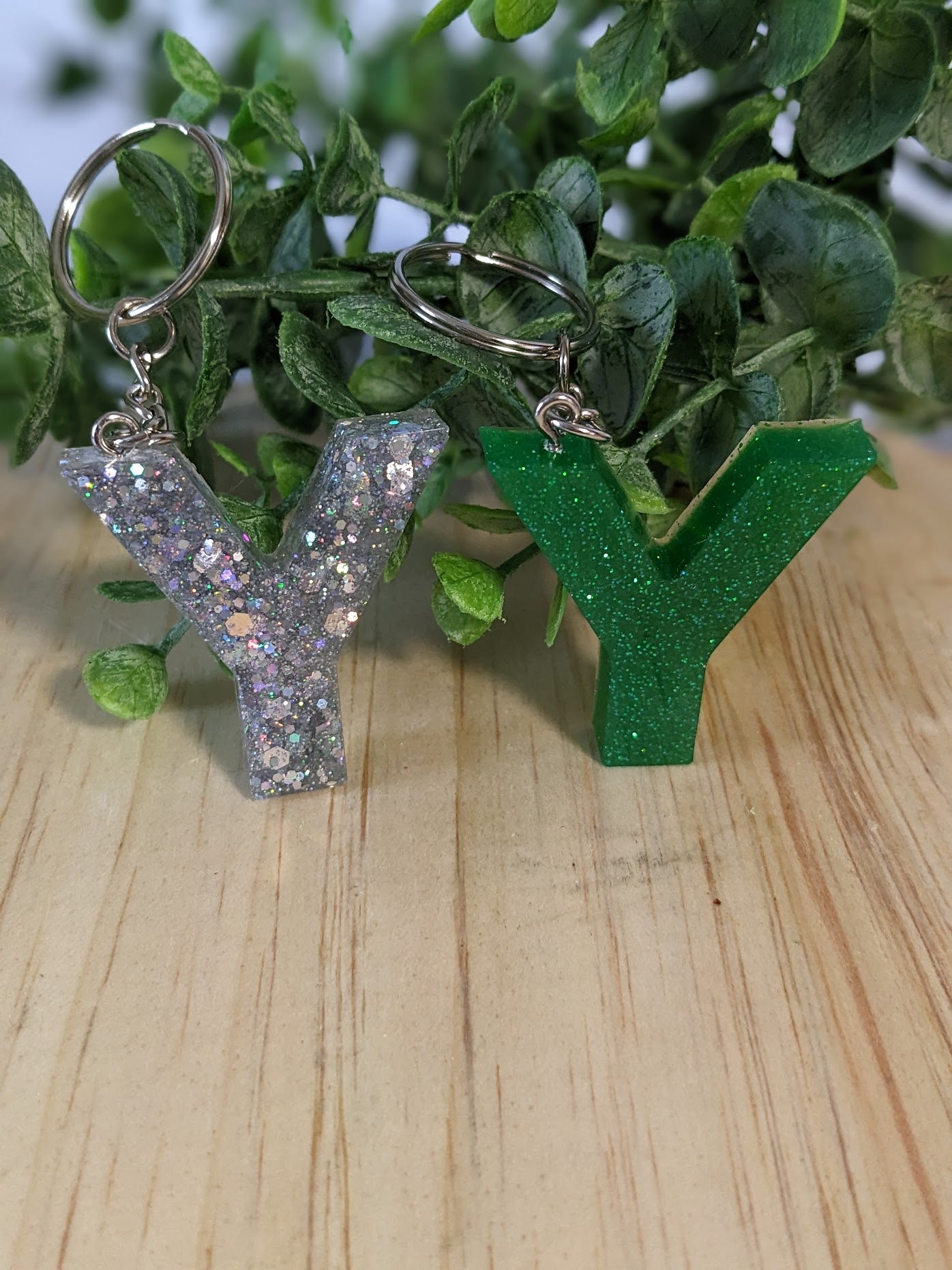 RTS Resin Keychain Letter Y - Main Image