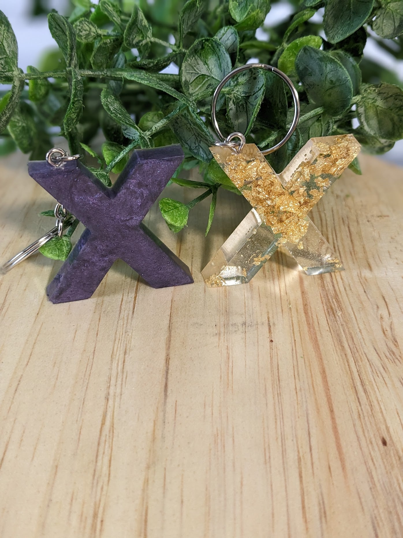 RTS Resin Keychain - Letter X