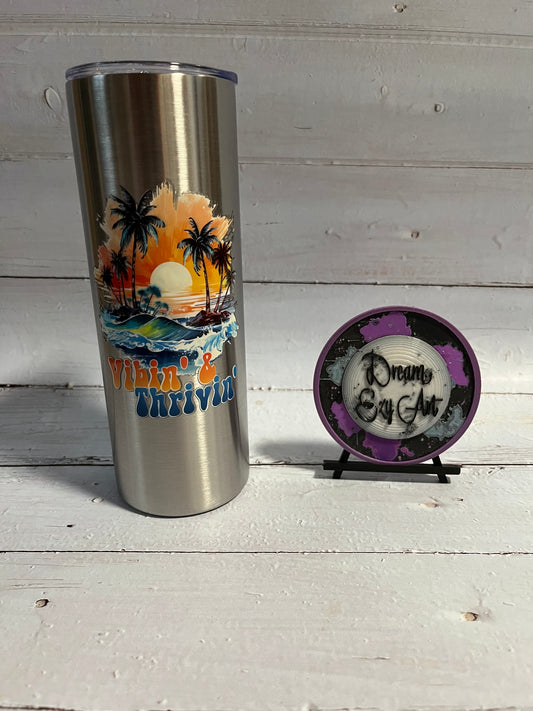 RTS Vibin' & Thrivin' Tumbler 20oz