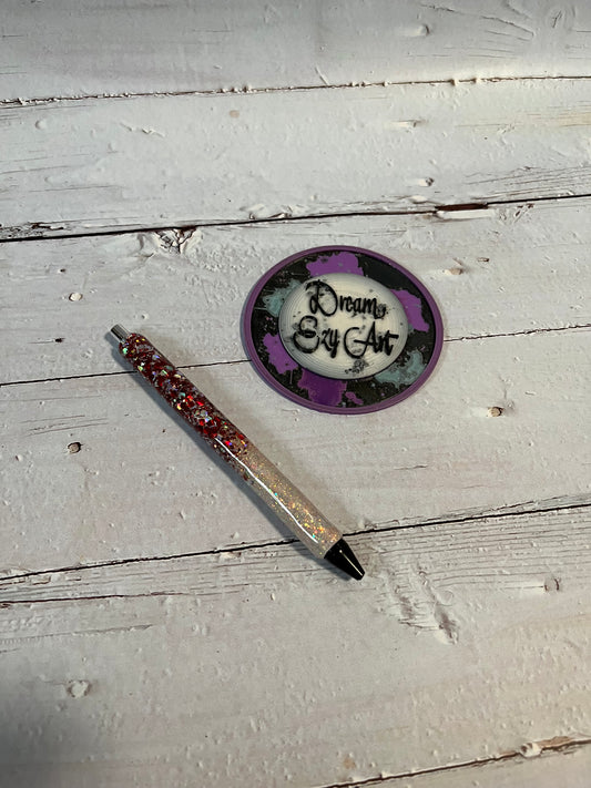RTS Red Tinseltown Resin Pen