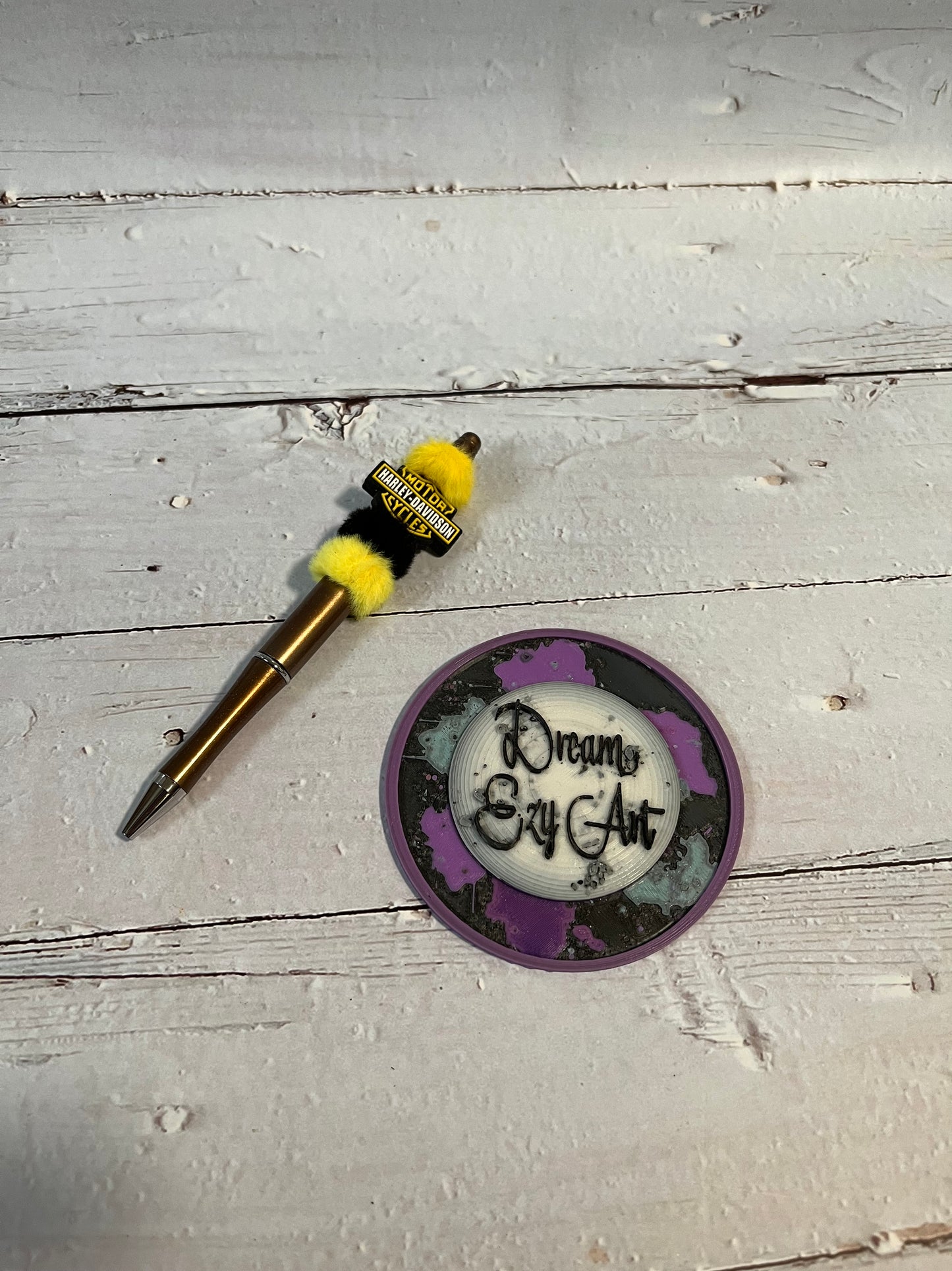 RTS Yellow Motorcycle Pen