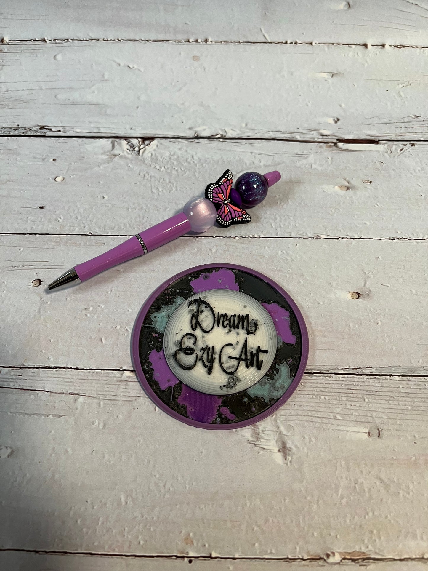 RTS Purple Butterfly Pen