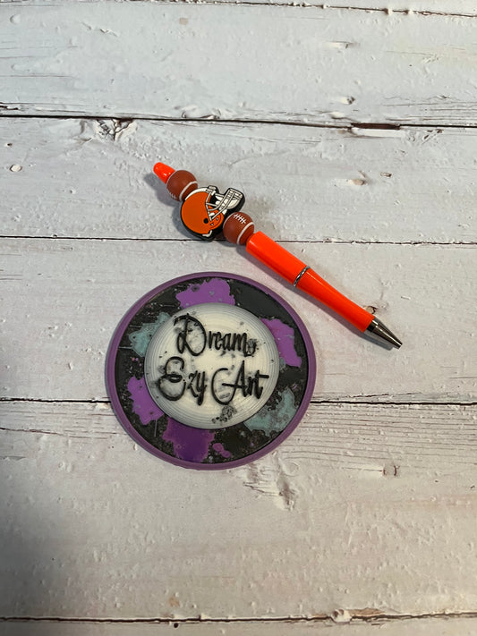 RTS Orange & Brown Football Pen