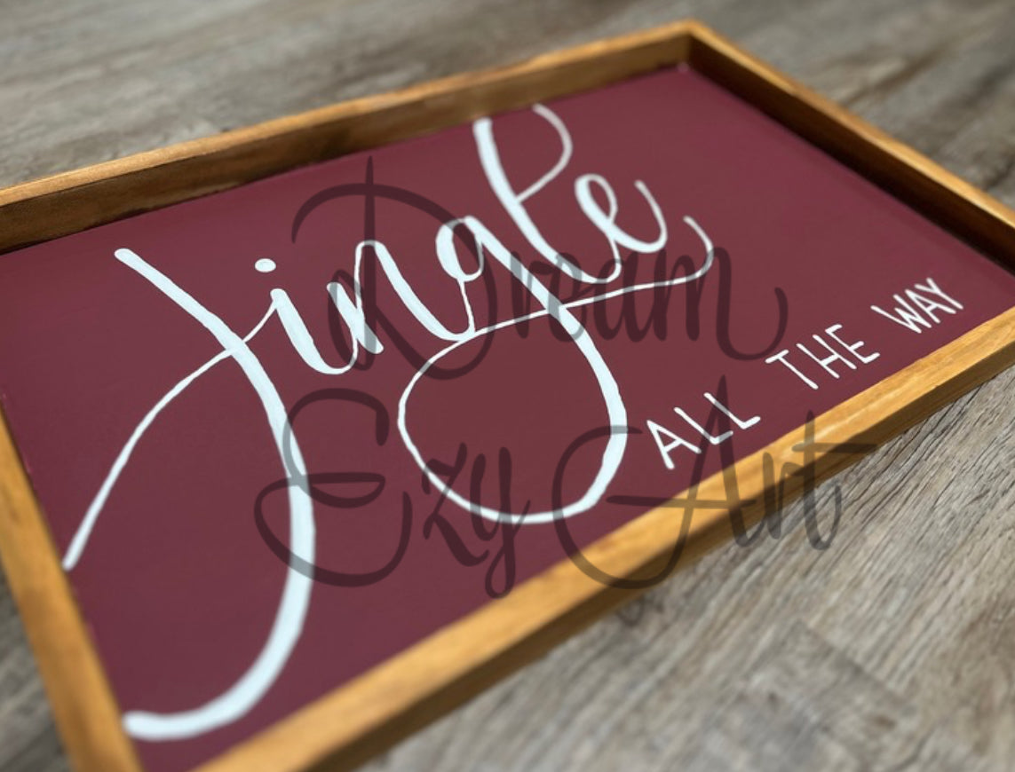 RTS Jingle Wood Sign 11x17