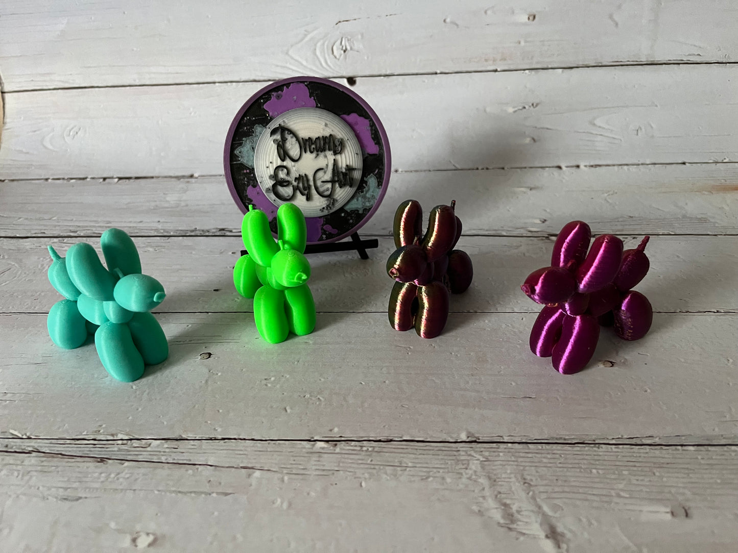 RTS 3D Printed Balloon Dog Keychain