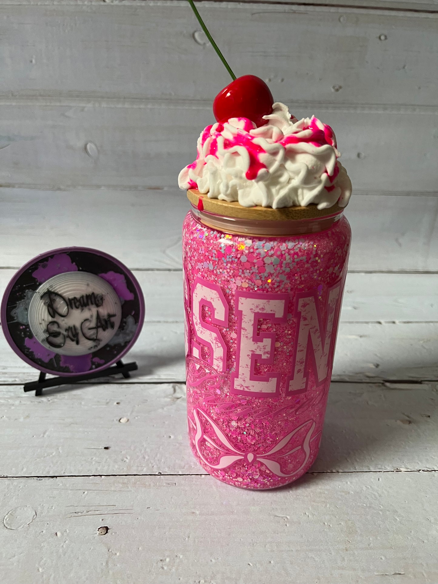 Passenger Princess 16oz Glass Snow Globe Tumbler