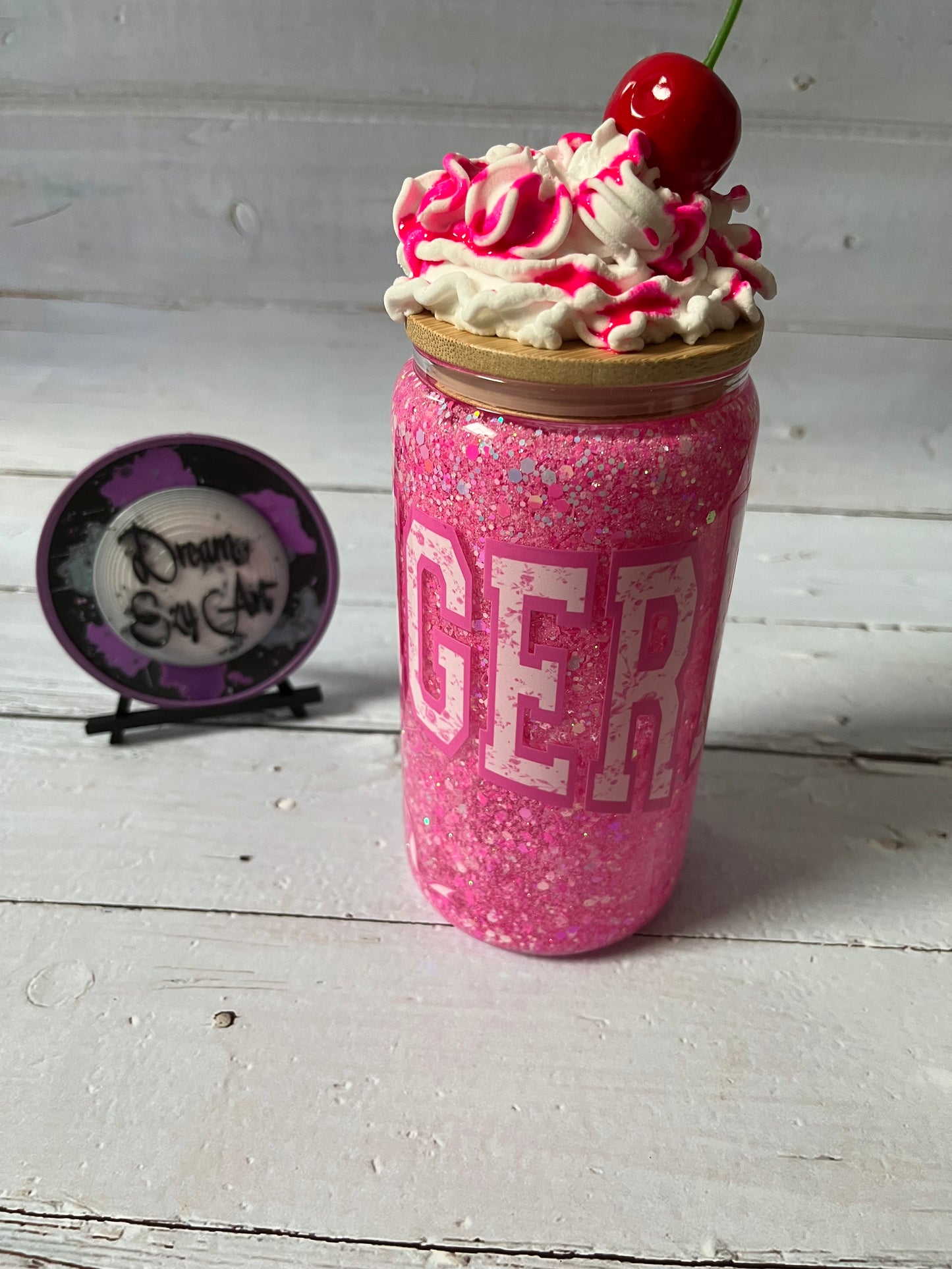 Passenger Princess 16oz Glass Snow Globe Tumbler