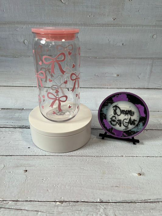Pink Coquette 16oz Acrylic Tumbler