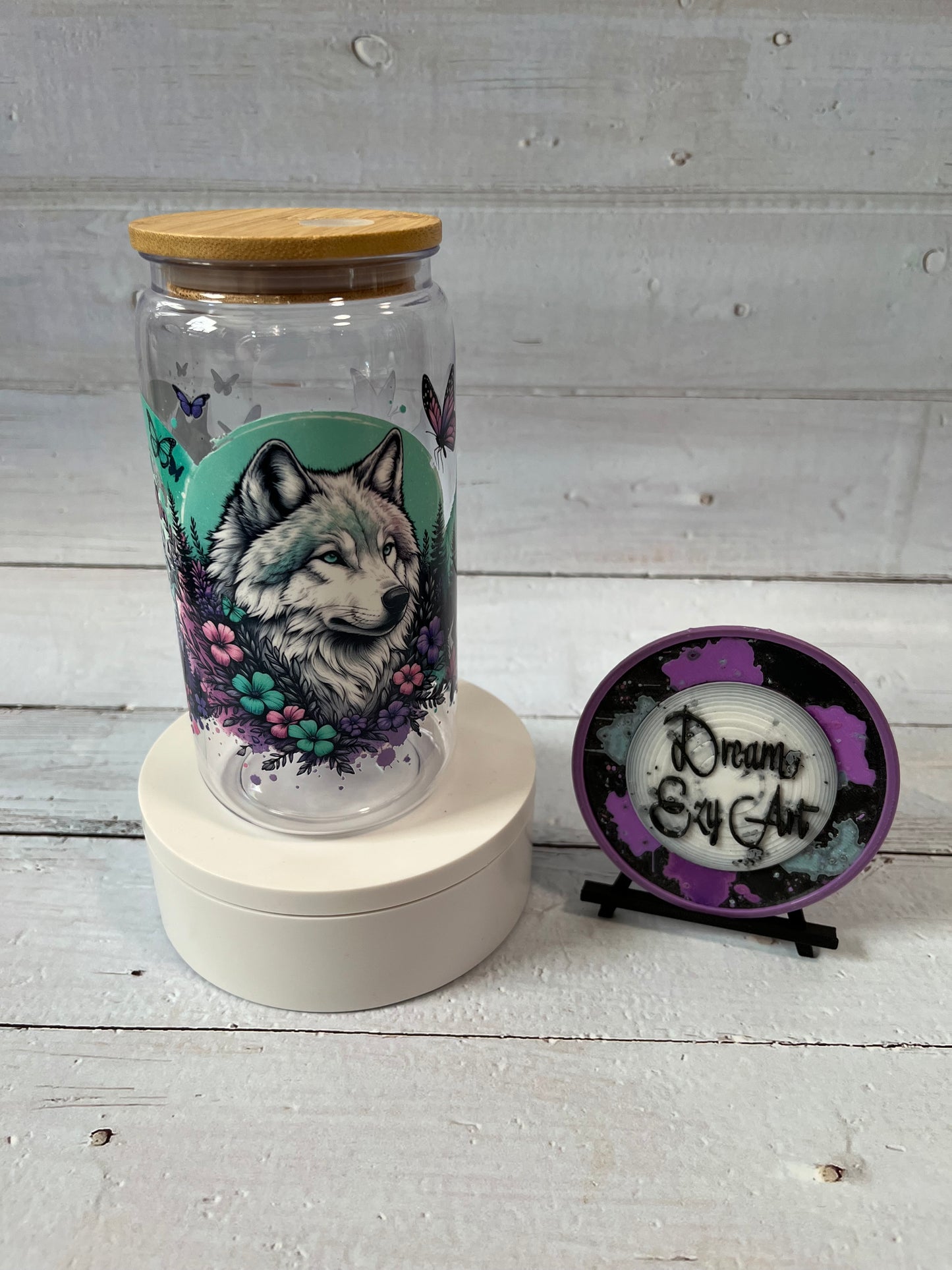Wolf 16oz Acrylic Tumbler