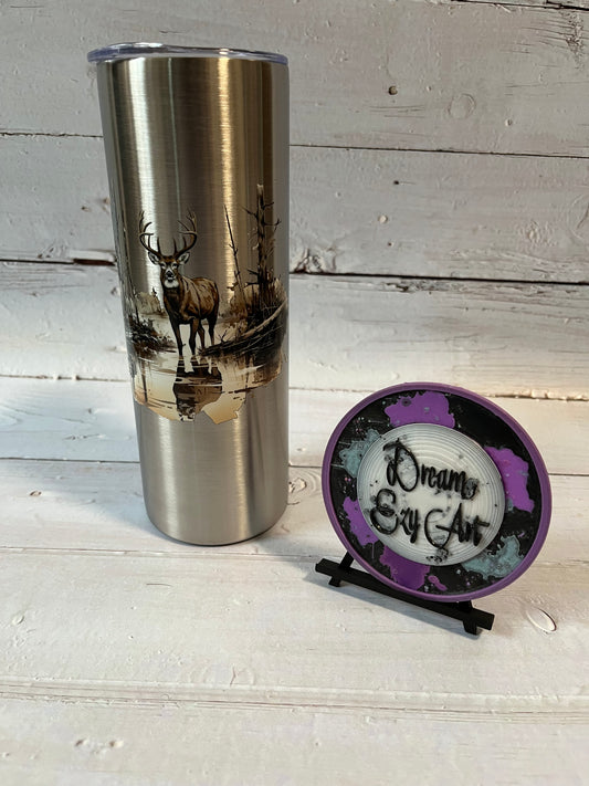 RTS Wild Deer Skinny Tumbler 20oz