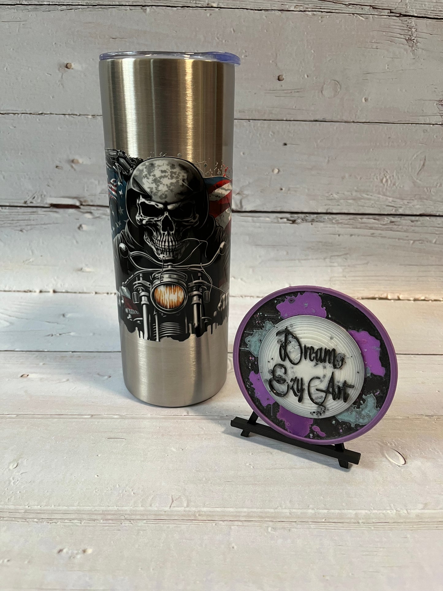 RTS Born To Ride Skinny Tumbler 20oz