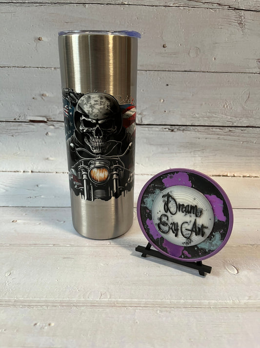 RTS Born To Ride Skinny Tumbler 20oz