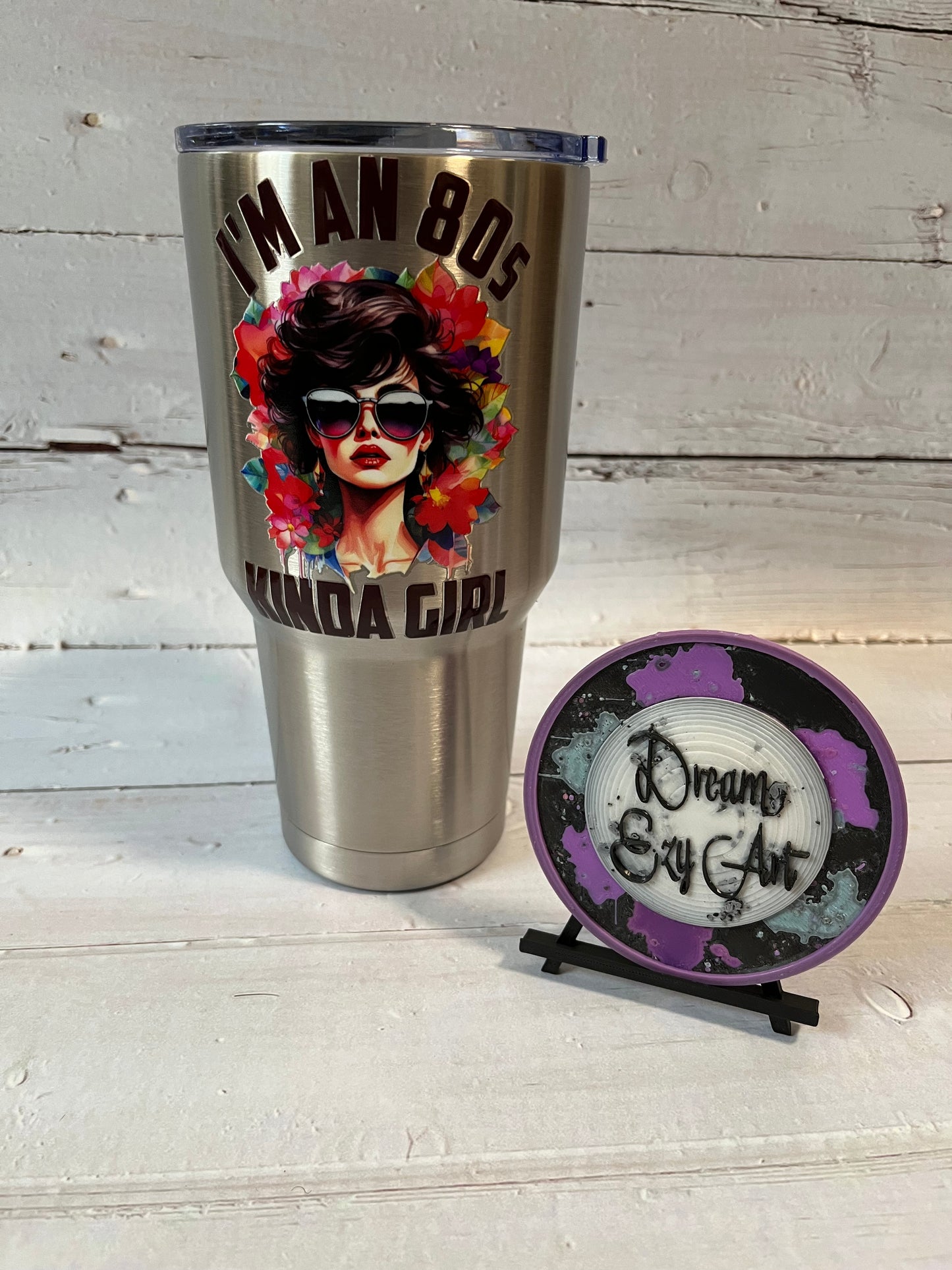 RTS 80s Kinda Girl Tumbler 30oz