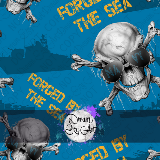 Navy Skull Head Files