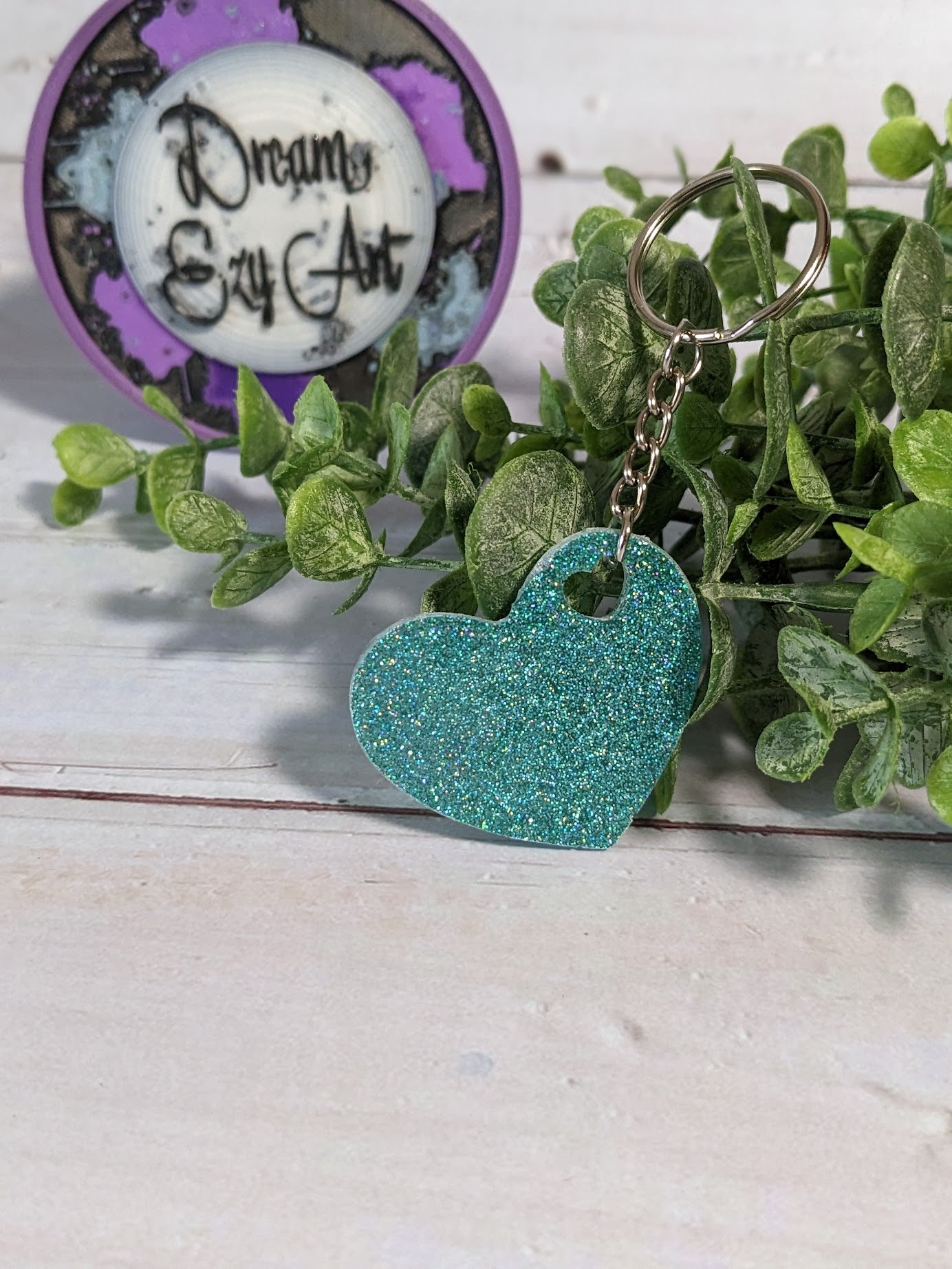 RTS Resin Keychain - Heart