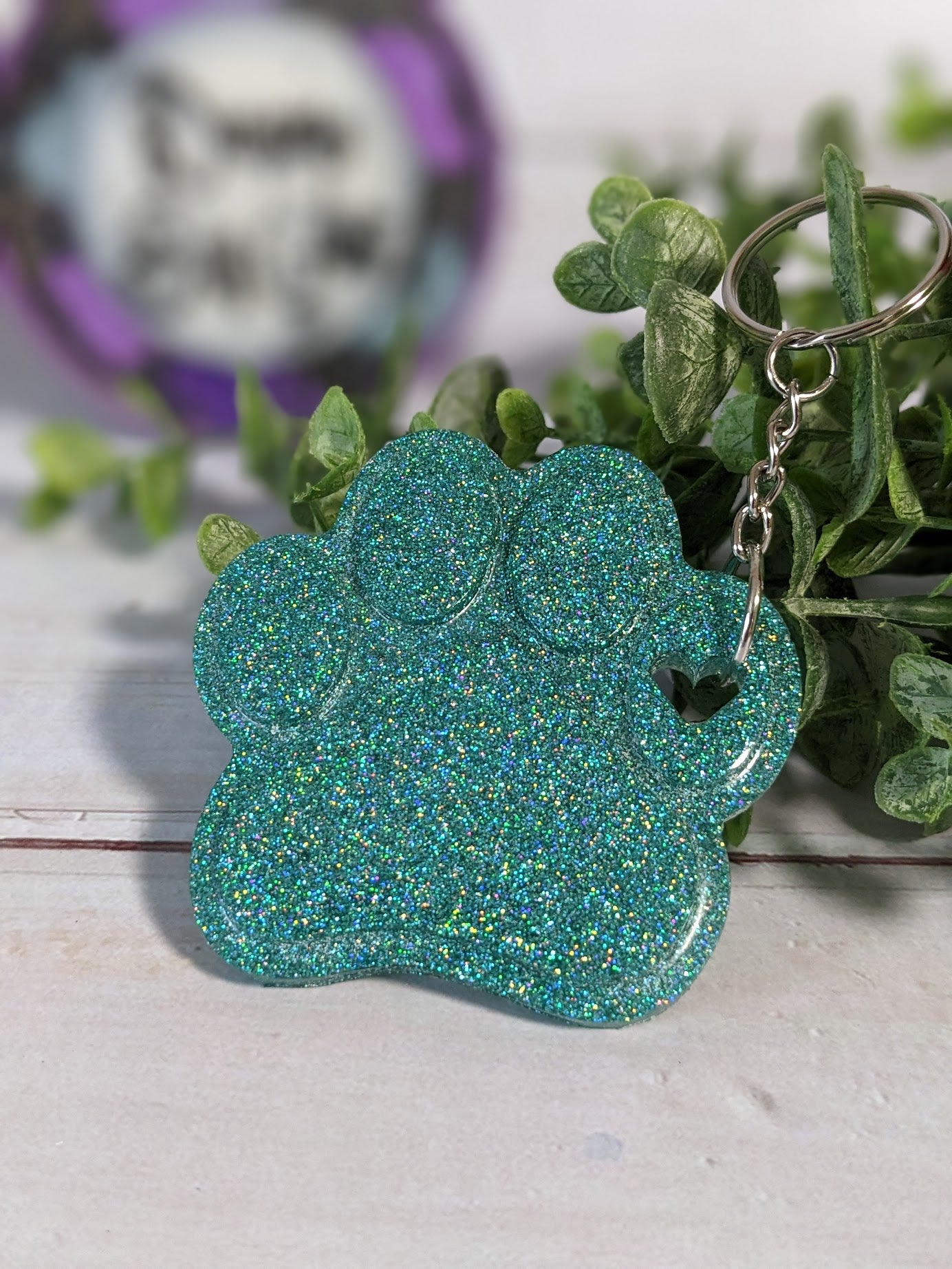 RTS Resin Keychain - Paw Print