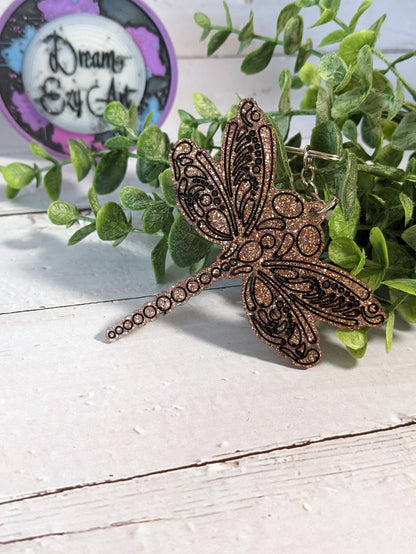 RTS Resin Keychain - Dragonfly