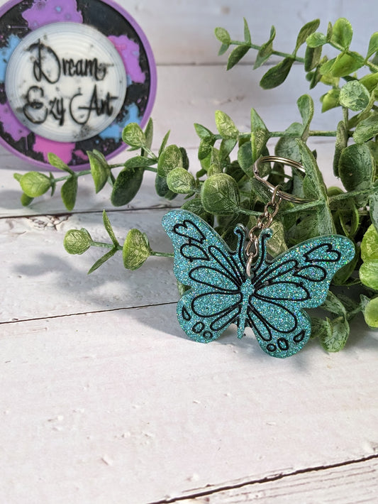 RTS Resin Keychain - Butterfly