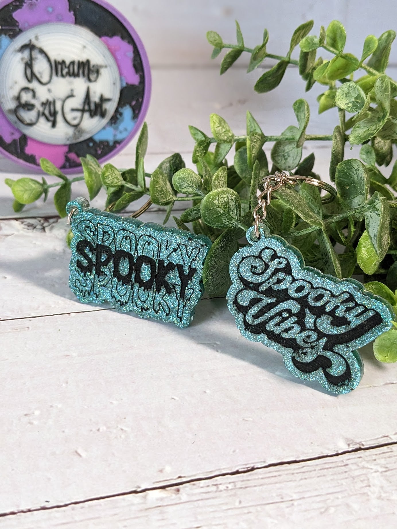 RTS Resin Keychain - Spooky