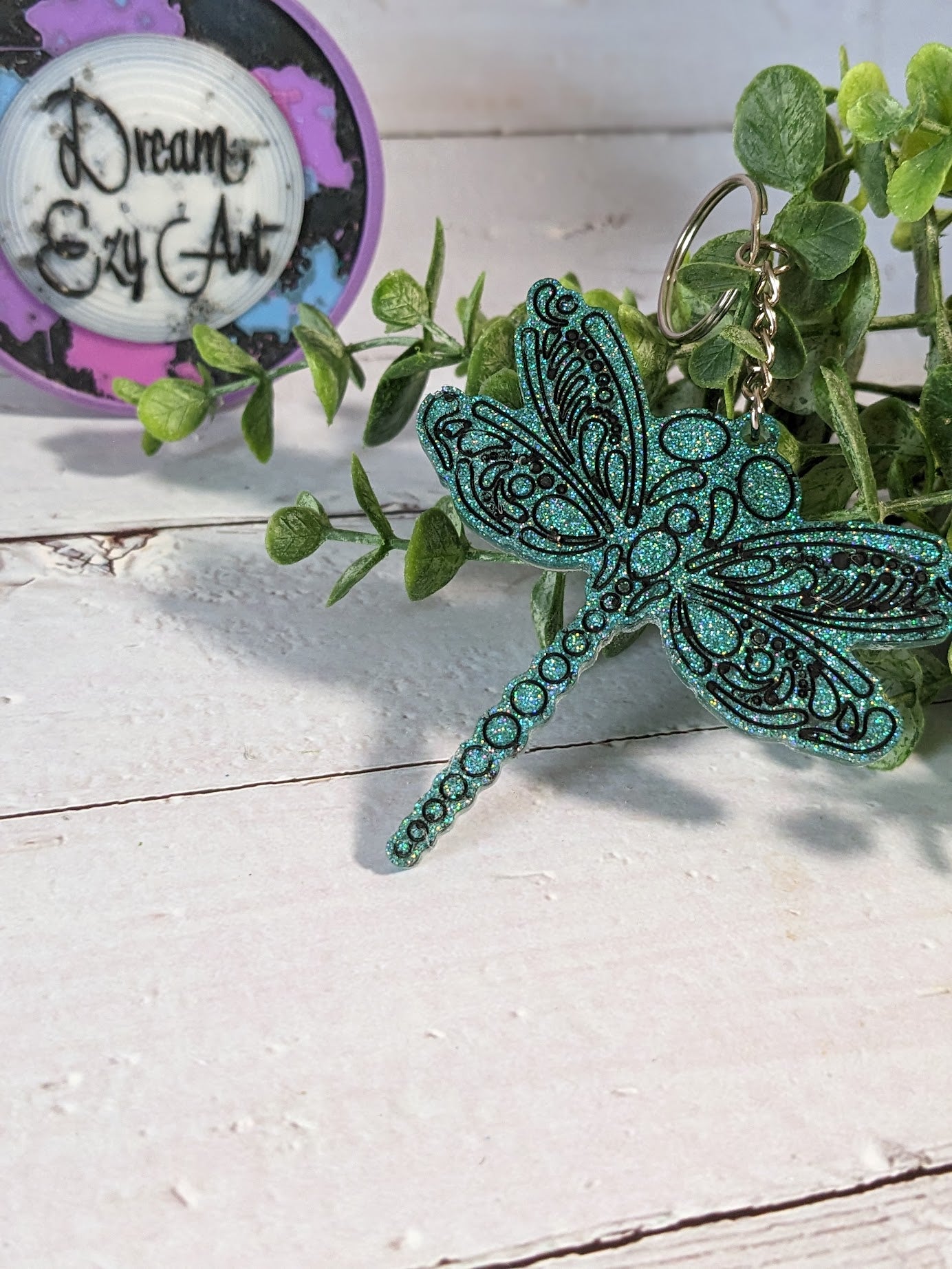 RTS Resin Keychain - Dragonfly