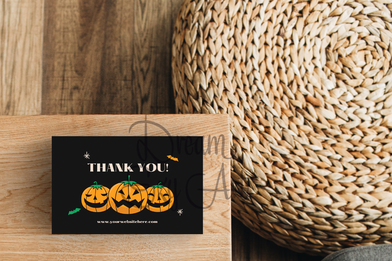 Pumpkin Thank You Cards