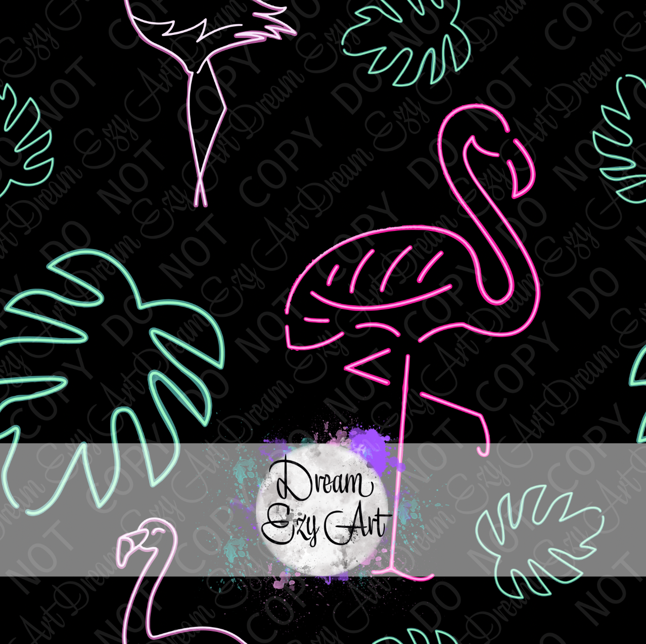 Neon Flamingo