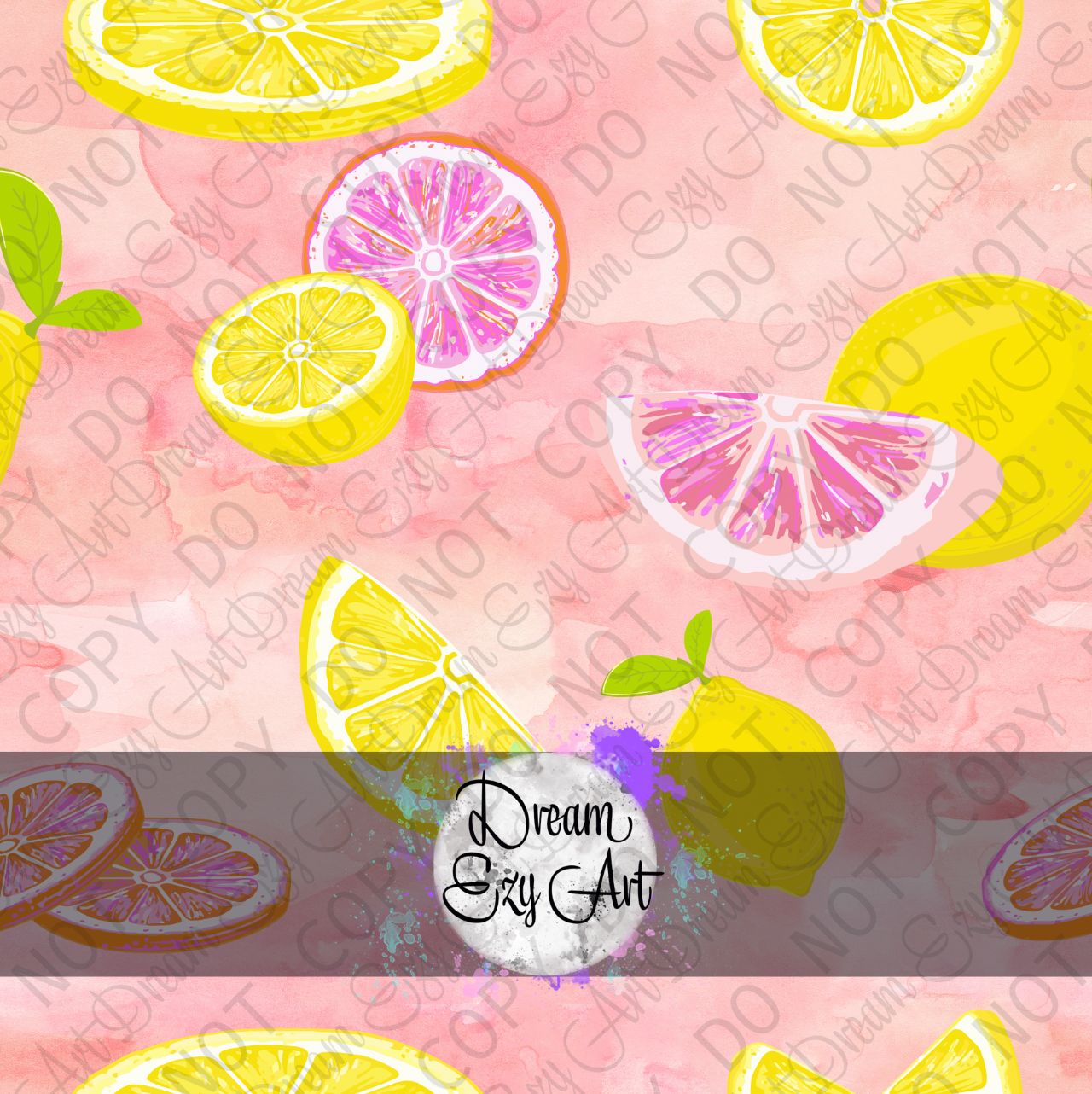 Watercolor Pink Lemonade