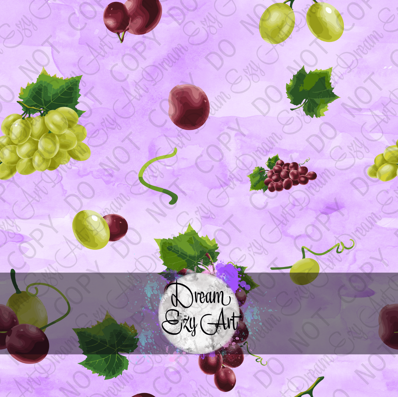 Watercolor Grapes