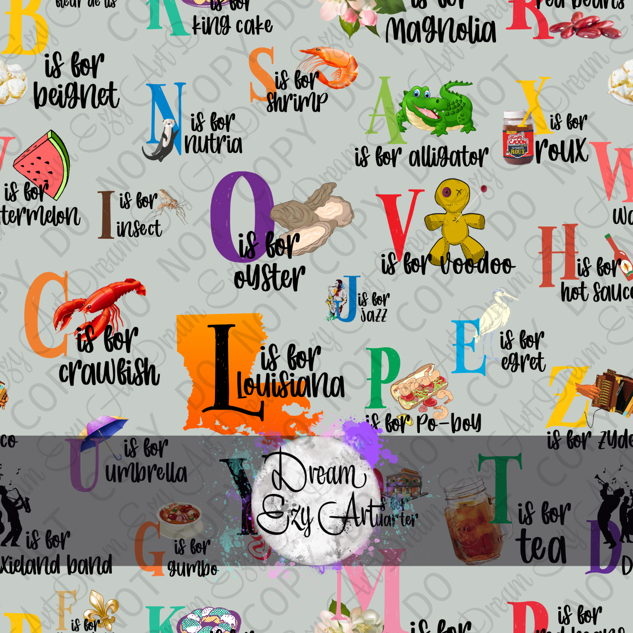 Louisiana Alphabet