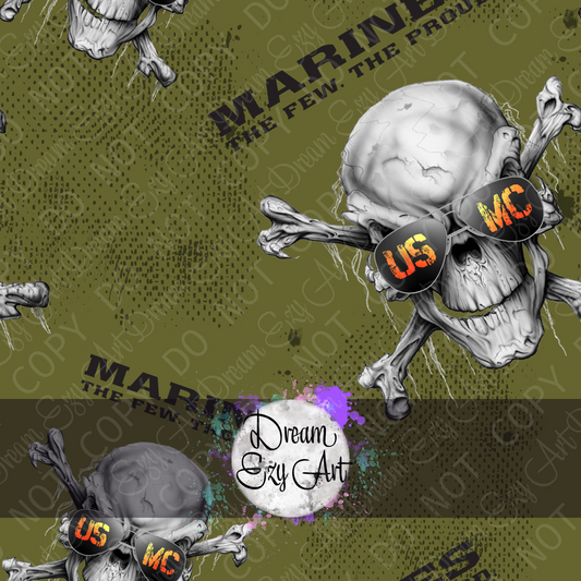 Marines Skull Head Files