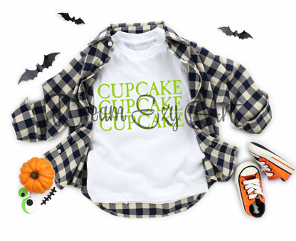 Cupcake Halloween/Fall Png Cupcake_Green