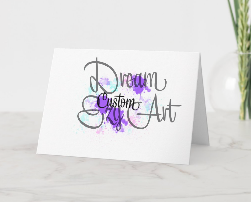 Custom Greeting Card Horizontal