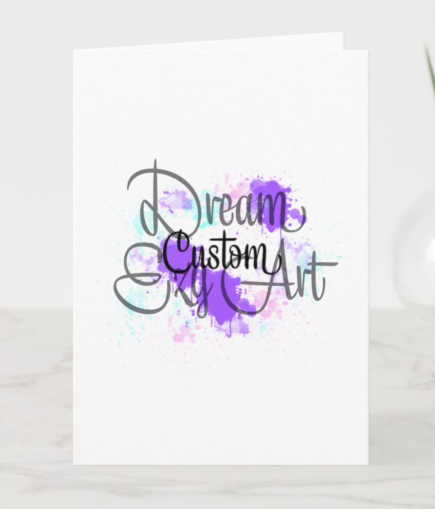 Custom Greeting Card Vertical